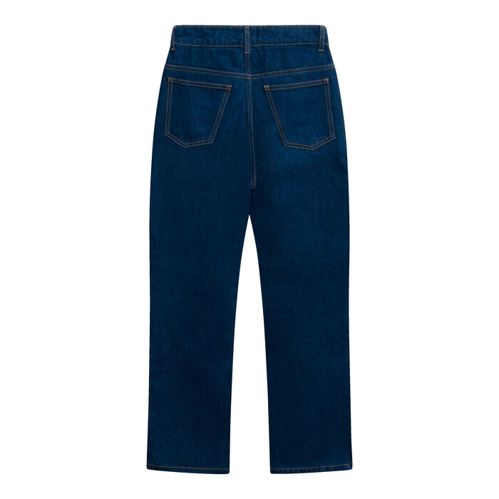 Attico Blanca Cropped High-Rise Flared Jeans