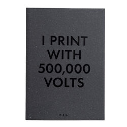 “I print with 500,000 volts” Luke Evans Monograph