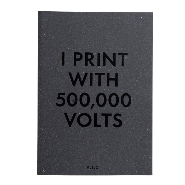 “I print with 500,000 volts” Luke Evans Monograph