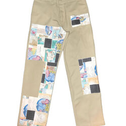 Axecents Map Pack Regular Fit Work Pants - Khaki