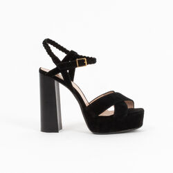 Lanvin Suede Platform Sandals