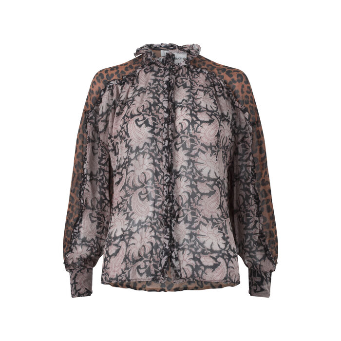 Anik Batik Flowers Blouse