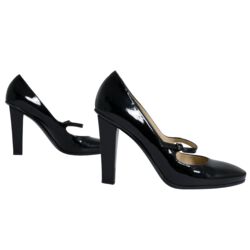 Jimmy Choo Kindle Patent Mary-Jane in Black
