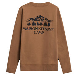 US MK Camp R-Neck Sweatshirt - Camel