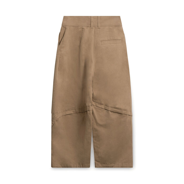 COS High-Waisted Trousers - Tan