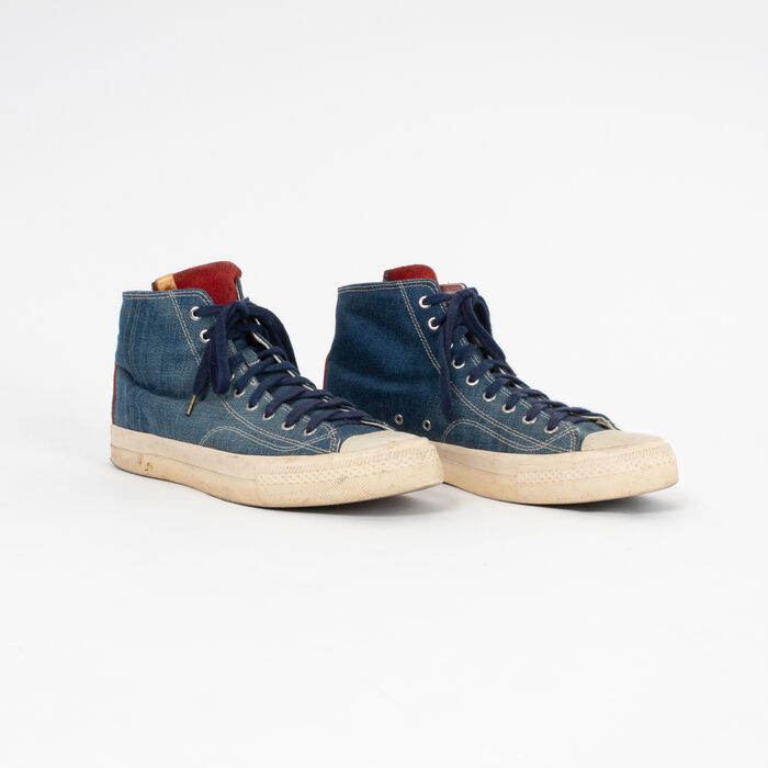 Visvim Denim & Suede Skagway High Tops