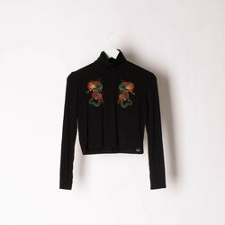 OMIGHTY Chinese Dragon Long Sleeve Turtleneck