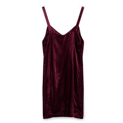 Vintage Burgundy Midi Cocktail Dress