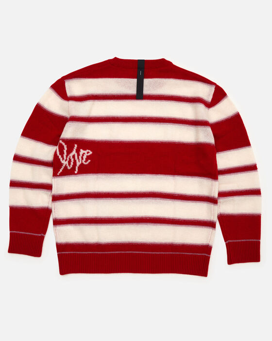 Red Striped Wool Sweater