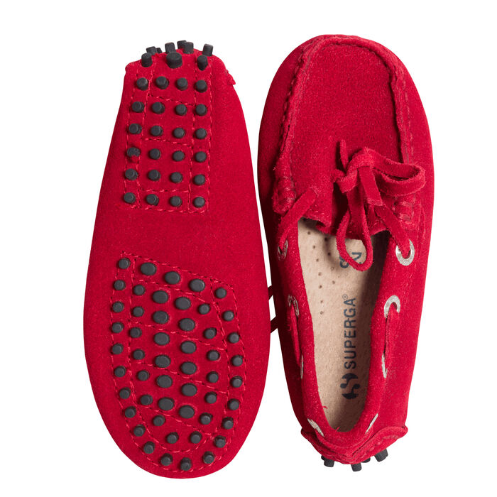 Superga Red Driving Shoes
