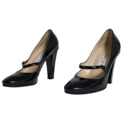 Jimmy Choo Kindle Patent Mary-Jane in Black