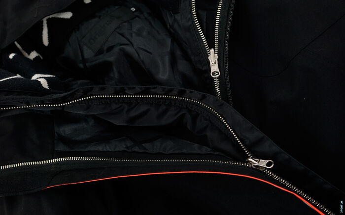 OriginalFake Season 1 X-Eyes Knit Collar Liner Puff Jacket
