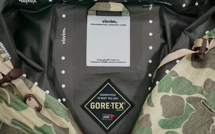 Visvim 2.5L GoreTex AWOL Camo Smock Hooded Jacket