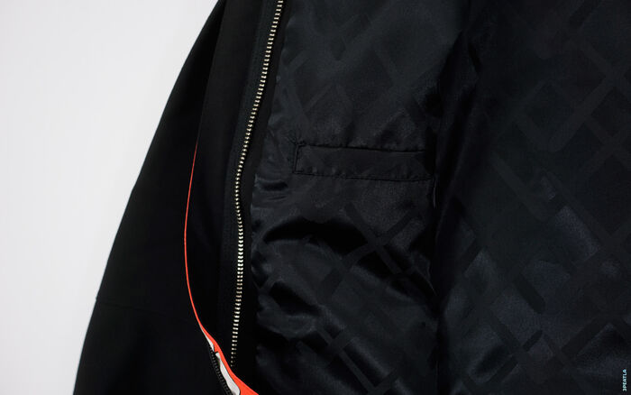 OriginalFake Season 1 X-Eyes Knit Collar Liner Puff Jacket