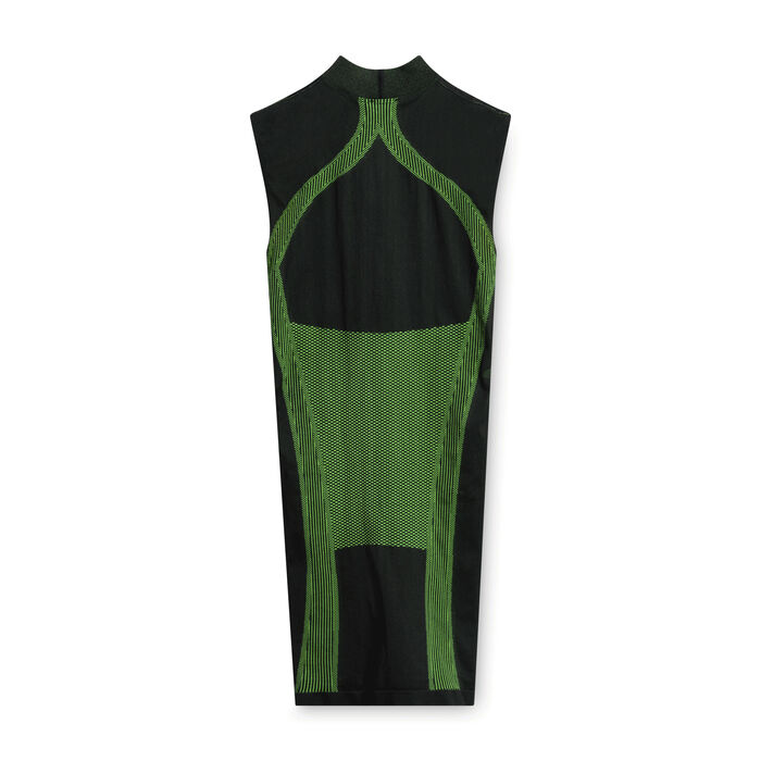 MISBHV x KITH Mini Dress in Black/Neon Green