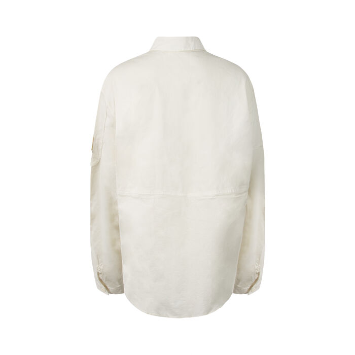 Stone Island Shirt Jacket in Bone