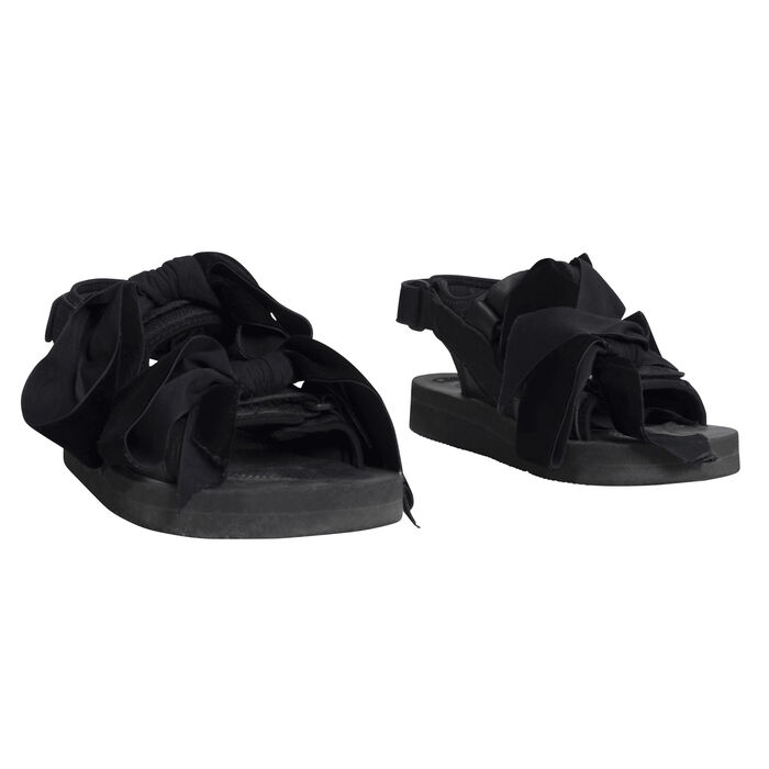 Cecile Bahnsen Velvet Sandals