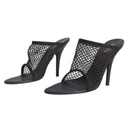 Yeezy Season 6 Graphite Mesh Heels