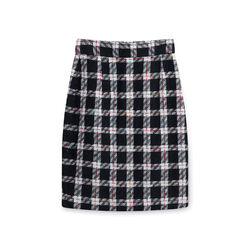 Vintage Plaid Blazer and Skirt Set
