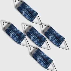 Tie Dye Mask Pack - Indigo