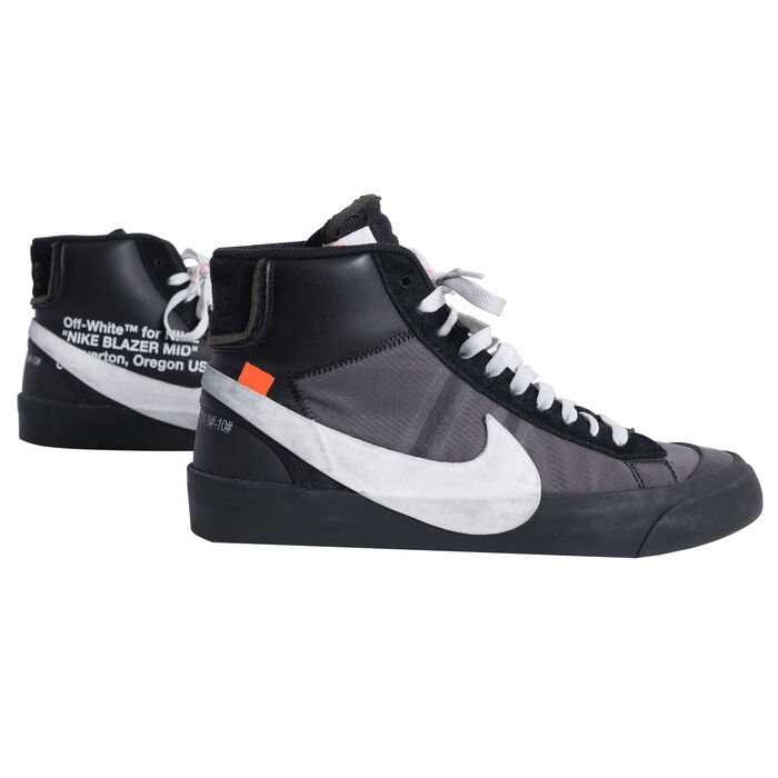 Off White X Nike Blazer Mid Grim Reaper High Tops By Cully Smoller Basic Space Own The Future Off White X Nike Blazer Mid Grim Reaper High Tops By Cully Smoller Basic Space Own The Future