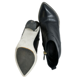 Nicholas Kirkwood Black Leather Ankle Boots
