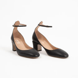 Valentino Mary Jane Pumps with Ankle Strap