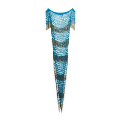 Vintage Beaded Mesh Dress