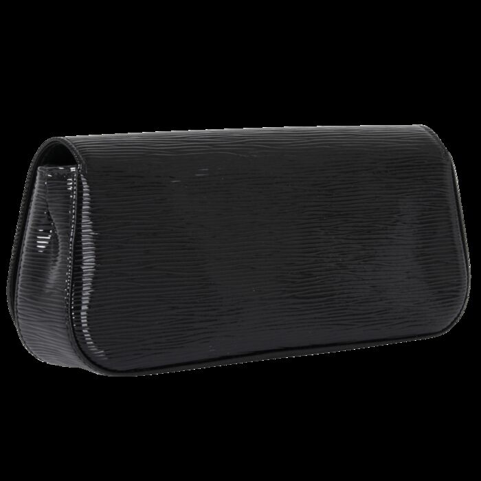 Louis Vuitton Black Epi and Patent Leather Clutch