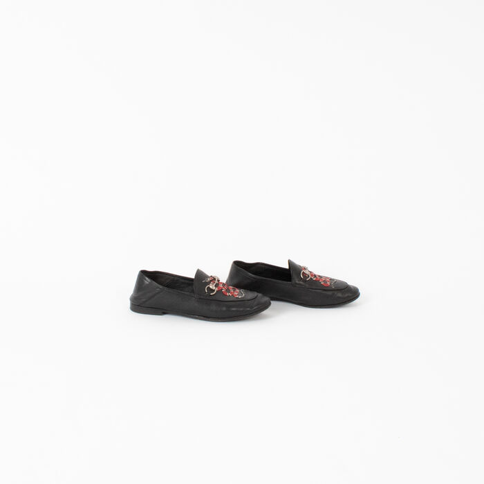 Gucci Leather Horsebit Loafer