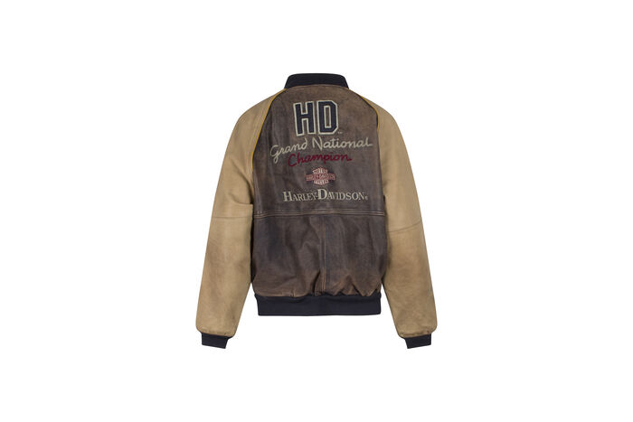 Harley Davidson Grand National Champion Leather Jacket