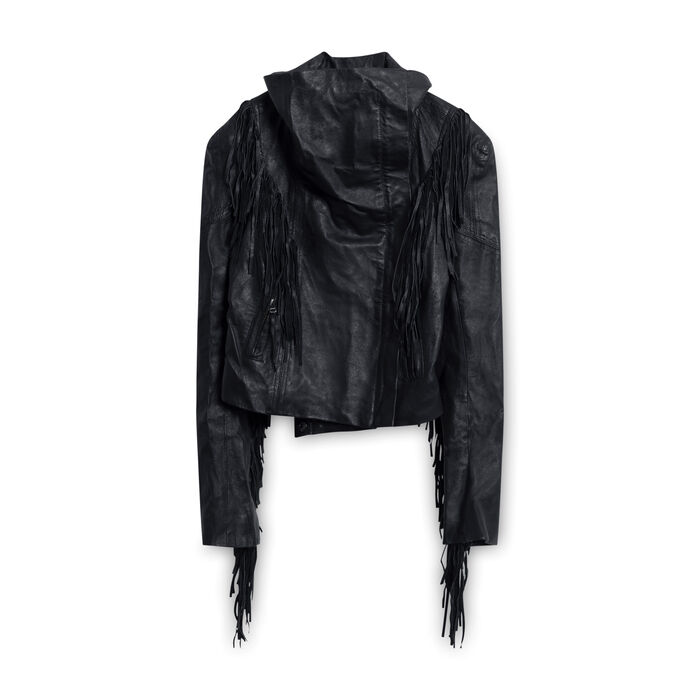 6 Shore Road Fringe Leather Jacket
