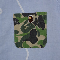 BAPE Mr. Bathing Ape ABC Camo Accent Button-Up Shirt