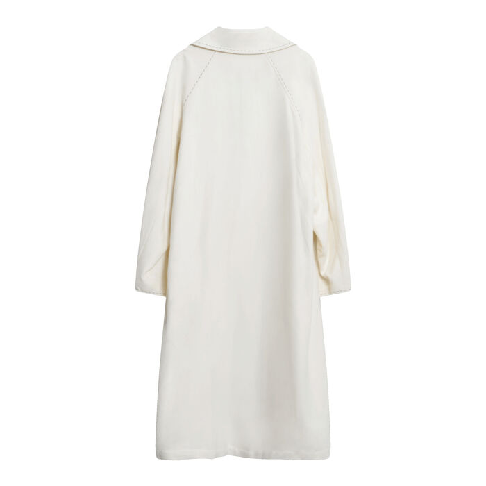 Leo + Lin Contrast Stitched Overcoat