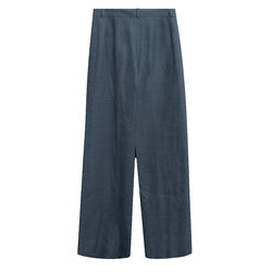 Chloé Polka-Dot Wide Leg Trousers in Blue