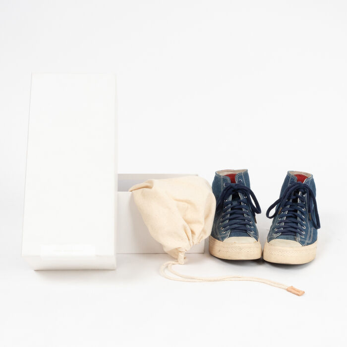 Visvim Denim & Suede Skagway High Tops