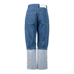 Ksenia Schnaider Transparent Roll Hem Jeans