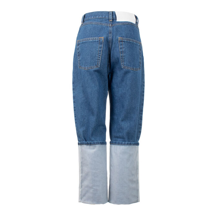Ksenia Schnaider Transparent Roll Hem Jeans