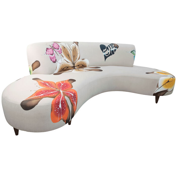 Custom-painted 1 of 1 Vintage Sofa