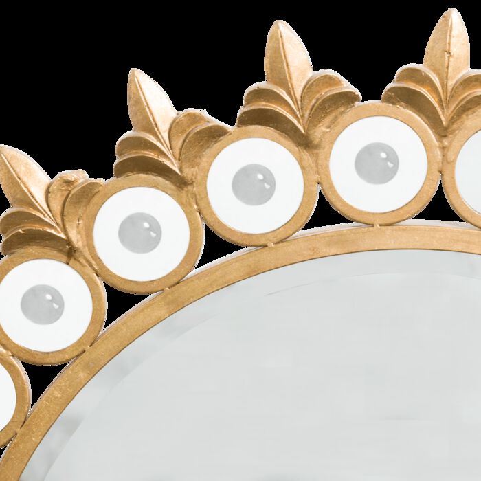 Vintage Sunburst Standing Mirror