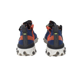 Nike Men's React Runner Mid WR ISPA Blue Void/Team Orange Synthetic