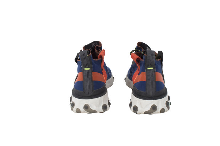 Nike Men's React Runner Mid WR ISPA Blue Void/Team Orange Synthetic