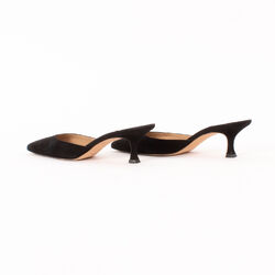 Manolo Blahnik Carolyne Backless Mules