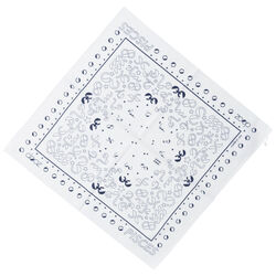 DOOZ Pisces Bandana + Keychain Set in White