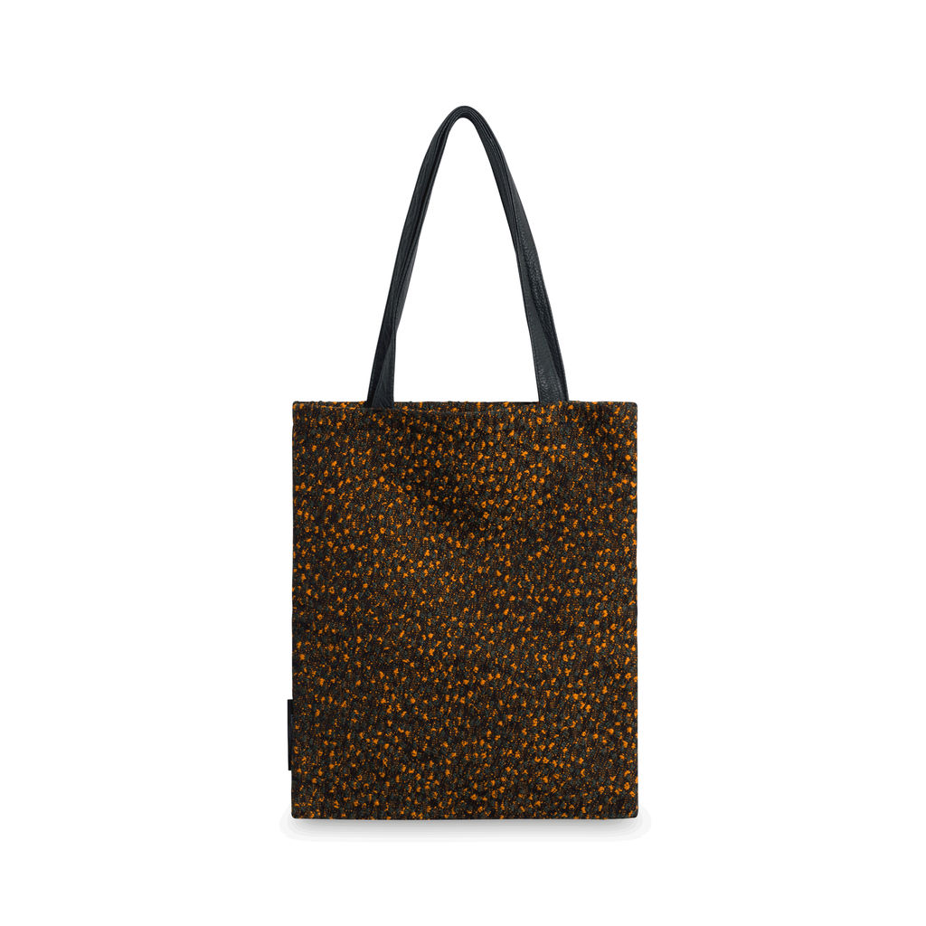 RAF SIMONS x Kvadrat Leather-Trimmed Bouclé Tote
