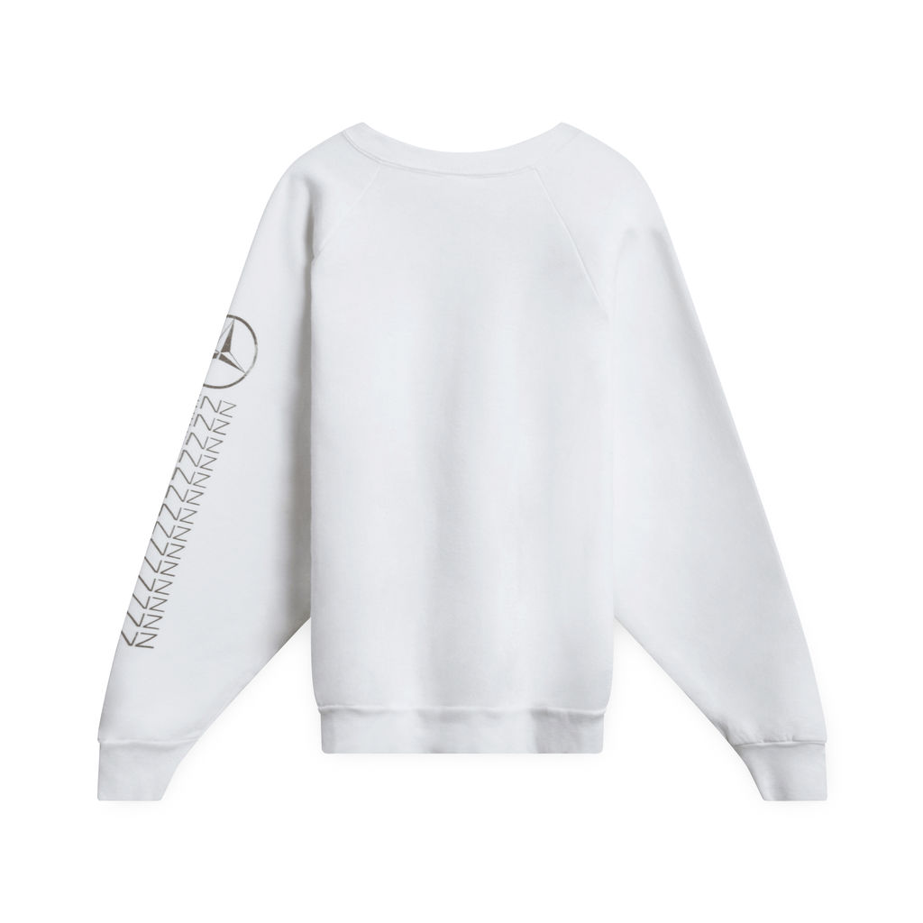 80's Mercedes-Benz Emblem Sweatshirt (White)