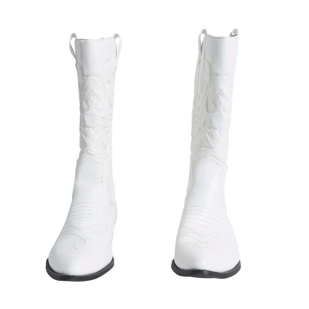 Soda White Cowboy Boots