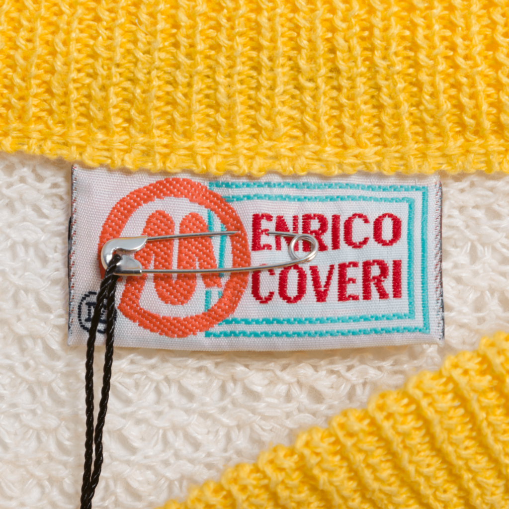 Vintage Enrico Coveri 80s Color Block Pullover