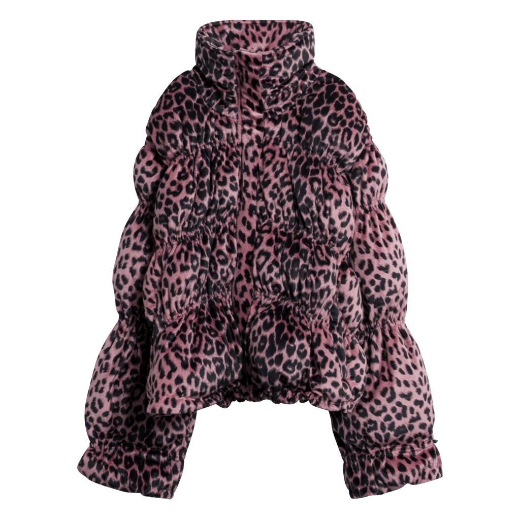 LPA Sora Leopard Puff Jacket