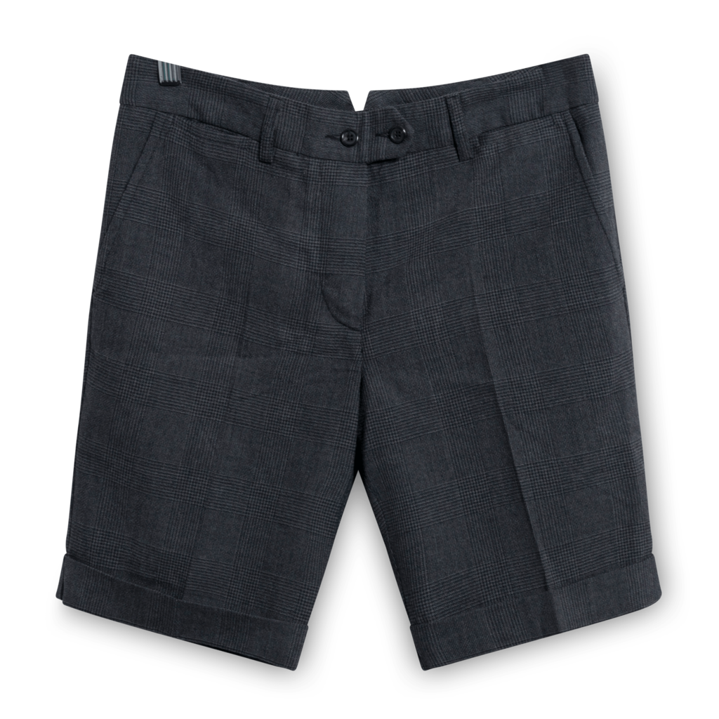 Forte Forte Plaid Wool Shorts